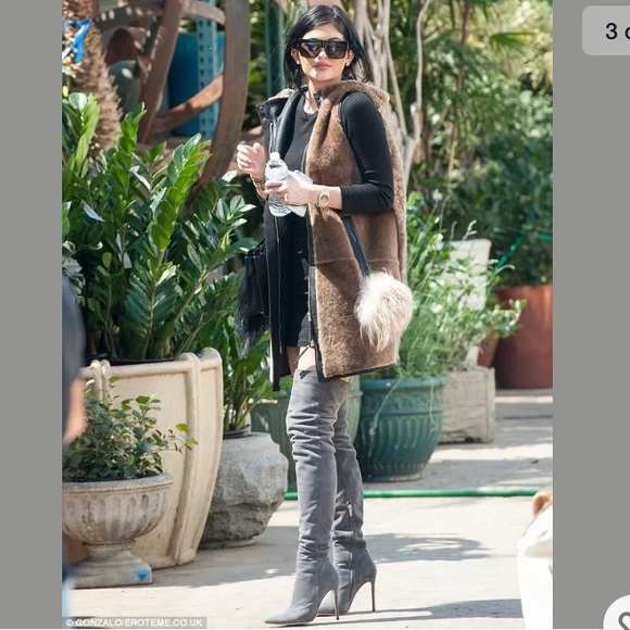 NEW $2640 GIANVITO ROSSI SUEDE LEATHER OVER KNEE THIGH HIGH CUISSARD BOOTS RARE - Picture 4 of 13